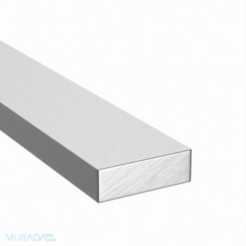 GRAINGER APPROVED Flat Bar Stock Aluminum 1 in Over. W, 2EZA5