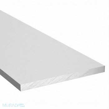 GRAINGER APPROVED Flat Bar Stock Aluminum 1 in Over. W, 2EZN1