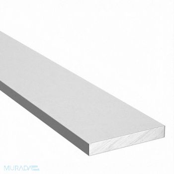 GRAINGER APPROVED Flat Bar Stock Aluminum 4 in Over. W, 2EZV2