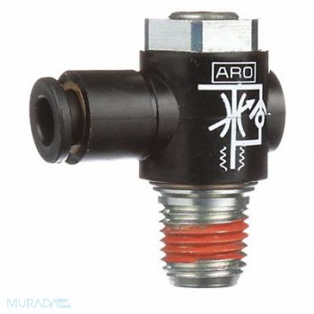 ARO Cylinder Port Flow Control Elbow 1/8, 2F859