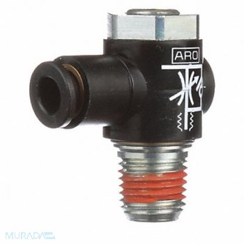 ARO Cylinder Port Flow Control Elbow 1/4, 2F861