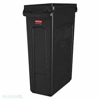 RUBBERMAID COMMERCIAL PRODUCTS D1941 Utility Container 23 gal Black, 2FTG1