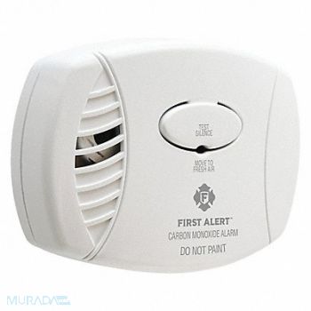 FIRST ALERT CO2 Alarm 9V Alkaline Electrochemical, 2FTN4