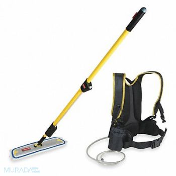 RUBBERMAID COMMERCIAL PRODUCTS Backpack Mop Kit 18 in W Yellow, 2FTT1