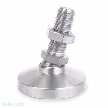 S W MANUFACTURING Level Mount Swivel Stud M12 1-7/8in Base, 14H415