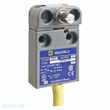 SQUARE D Miniature Limit Switch 250VAC/28VDC, 6HCG9