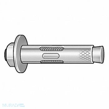 RED HEAD Sleeve Anch Hex Nut S 5/8 PK10, 3A481