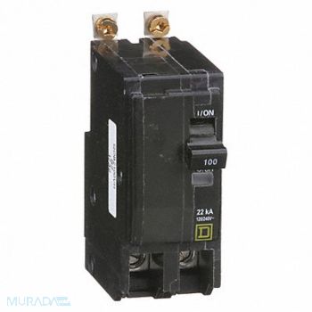 SQUARE D Circuit Breaker 100A Bolt On 120/240V 2P, 2GLE7