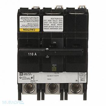 SQUARE D Circuit Breaker 110A Bolt On 120/240V 3P, 2GLK5