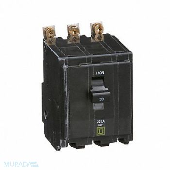 SQUARE D Circuit Breaker 30A Bolt On 120/240V 3P, 2GLL5