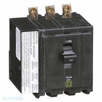 SQUARE D Circuit Breaker 30A Bolt On 120/240V 3P, 2GLL6