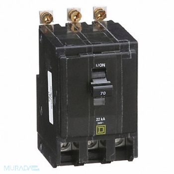 SQUARE D Circuit Breaker 70A Bolt On 120/240V 3P, 2GLN5