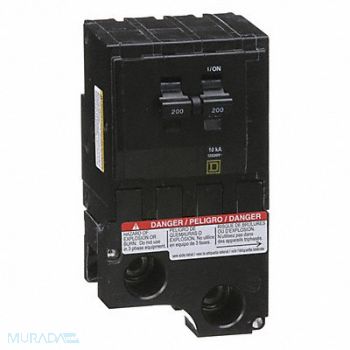 SQUARE D Circuit Breaker 200A Plug In 120/240V 2P, 2GLT1