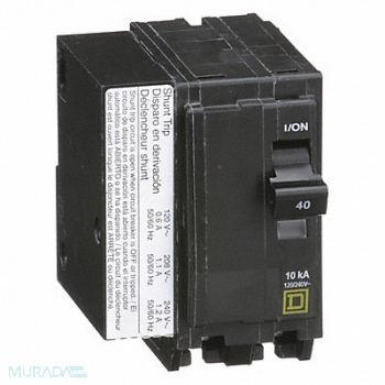SQUARE D Circuit Breaker 40A Plug In 120/240V 2P, 2GLV2