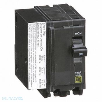 SQUARE D Circuit Breaker 50A Plug In 120/240V 2P, 2GLV6