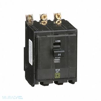 SQUARE D Circuit Breaker 25A Bolt On 120/240V 3P, 2GNF6