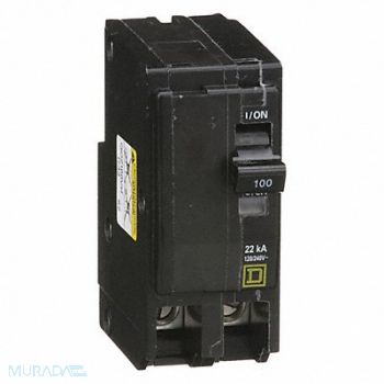 SQUARE D Circuit Breaker 100A Plug In 120/240V 2P, 2GNG3