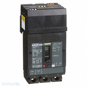 SQUARE D Circuit Breaker 125A 3P 600VAC HG, 2GNT3