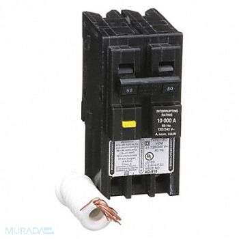 SQUARE D Circuit Breaker 50A Plug In 120/240V 2P, 2GNY3