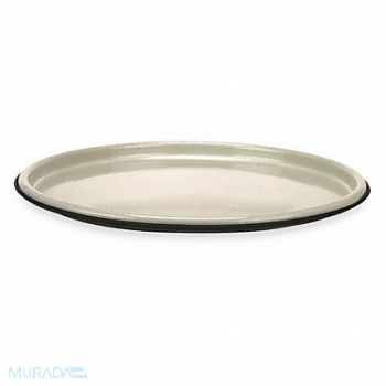 GRAINGER APPROVED Drum Cover White Steel 55 gal, 43Y435