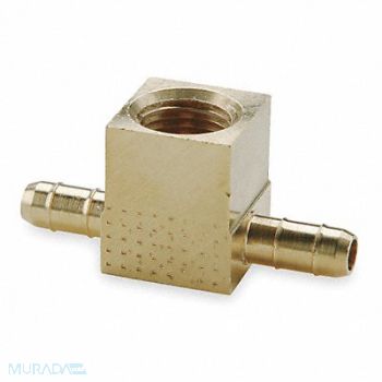 PARKER Female Tee 0.096 In Tube Size Brass, 2GUL5