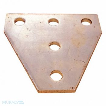 GRAINGER APPROVED Tee Plates Steel, 2HAJ2