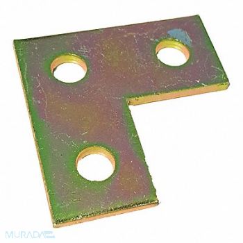 GRAINGER APPROVED Corner Plates Steel, 2HAK1