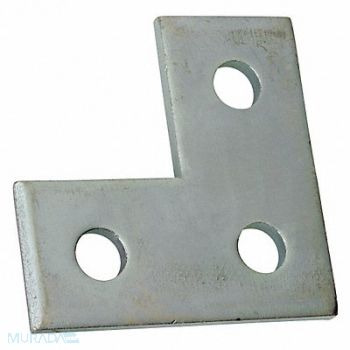 GRAINGER APPROVED Corner Plates Steel, 2HAK4