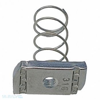 GRAINGER APPROVED Spring Nut 304 SS Overall W 3/4in PK25, 2HAL7