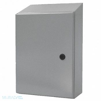 WIEGMANN Slopd Top Enclosr Mtllc 30InHx24InWx8InD, 2HAY6