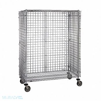METRO Wire Security Cart 900 lb 60x30 In., 2HEF9