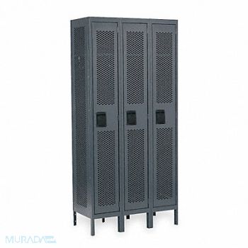 GRAINGER APPROVED Lckr 1x3Lckr Gray 78 x36 x18 UnAssm, 2HFL2