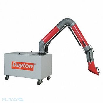 DAYTON Industrial Air Cleaner 8 ft Arm L, 2HNT3