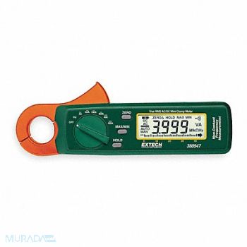 EXTECH Digital Clamp Meter 400A TRMS, 2HPF6