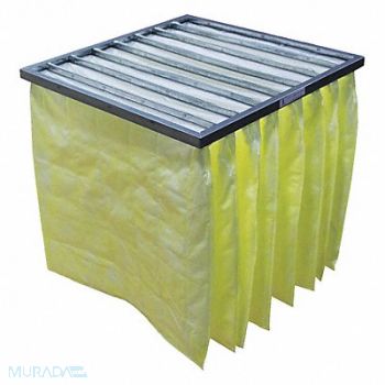 AIR HANDLER Pocket Air Filter 24x24x12 MERV 14, 2JUV7