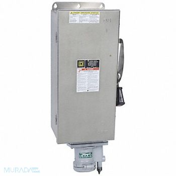 SQUARE D Safety Switch 600VAC 3PST 100 Amps AC, 2JWH1