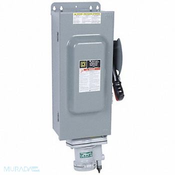 SQUARE D Safety Switch 600VAC 3PST 100 Amps AC, 2JWJ7