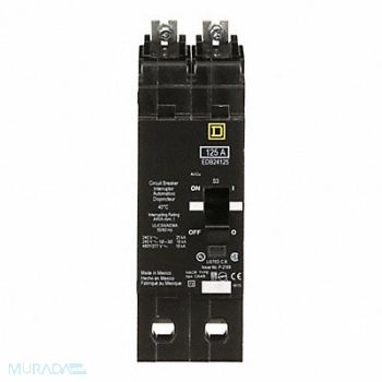 SQUARE D Circuit Breaker 125A Bolt On 277/480V 2P, 2JWK4