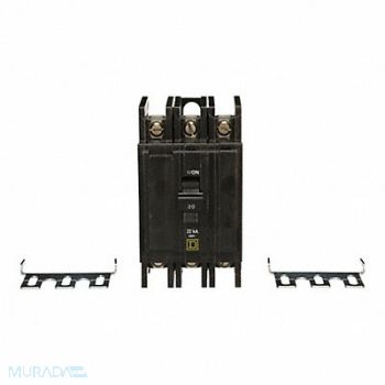 SQUARE D Circuit Breaker 20A 120/240V 3P, 2JXN1