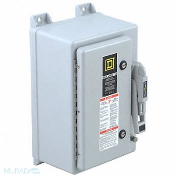 SQUARE D Safety Switch 600VAC 3PST 30 Amps AC, 2JXT6