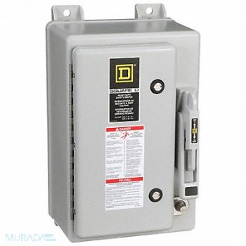 SQUARE D Safety Switch 600VAC 3PST 30 Amps AC, 2JXU3