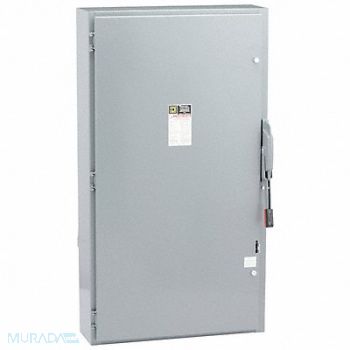 SQUARE D Safety Switch 600VAC 3PST 400 Amps AC, 2JYE6