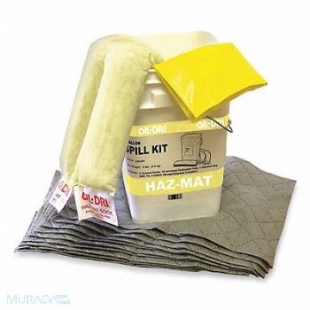 OIL-DRI Spill Kit Chem/Hazmat, 2KE68