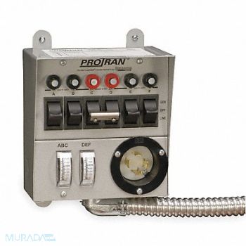 RELIANCE Manual Transfer Switch 30A 125/250V, 2KEP5