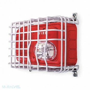 SAFETY TECHNOLOGY INTERNATIONAL Audible/Strobe Guard Steel Wire Surface, 2KFN2