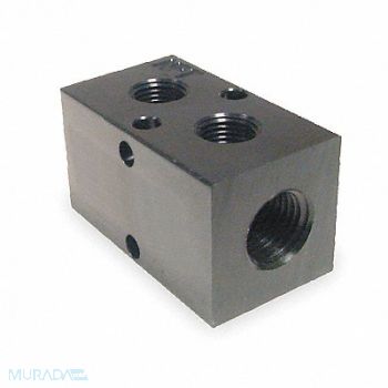 PNEUMADYNE INC Manifold BLK Alum 2Outlets 2.13 L, 2KHA7