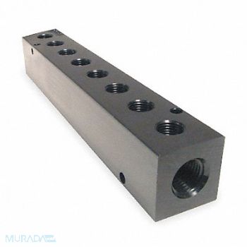 PNEUMADYNE INC Manifold BLK Alum 8Outlets 7.38 L, 2KHC4