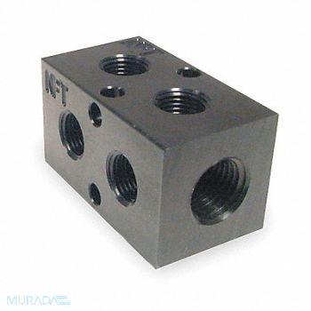 PNEUMADYNE INC Manifold BLK Alum 2Outlets 2.13 L, 2KHC6