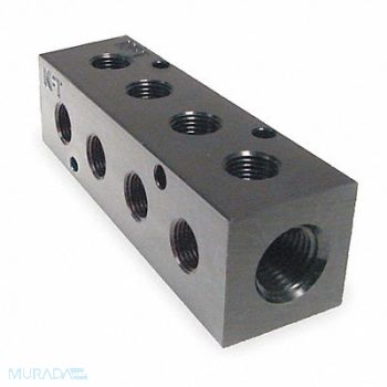 PNEUMADYNE INC Manifold BLK Alum 4Outlets 4.75 L, 2KHE5