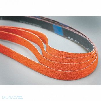 NORTON J5552 Sanding Belt 20 1/2 in L 3/4 in W 80 G, 2KMX5